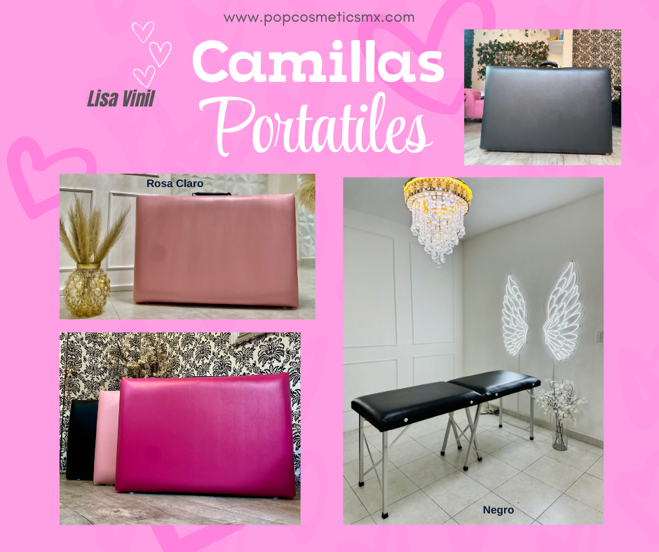 Camilla portátil vinil lisa