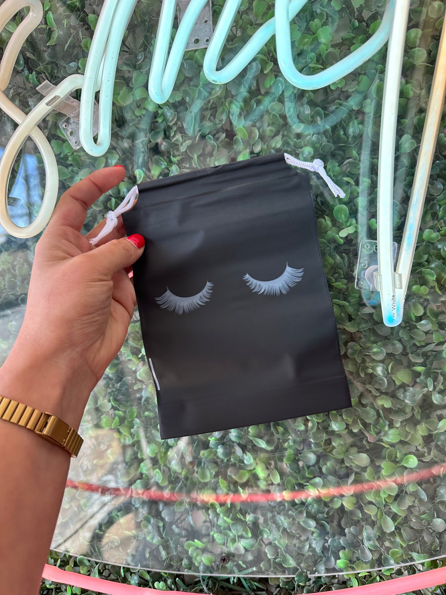 Bolsa lashes color negro