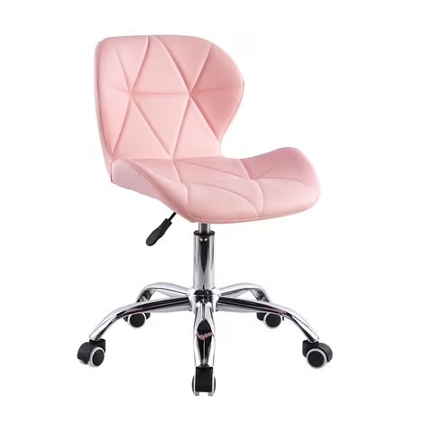 Silla luxury rosa hidráulica