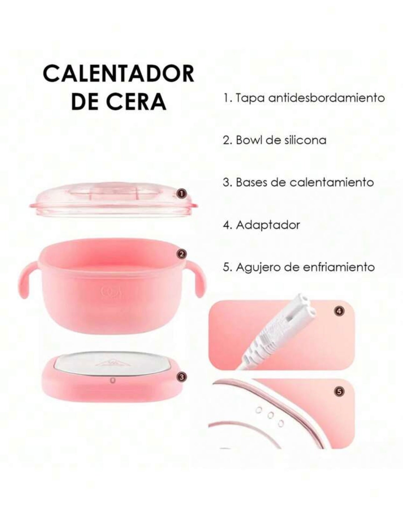 💖💖 Fundidor Eléctrico para cera de silicon Silicón