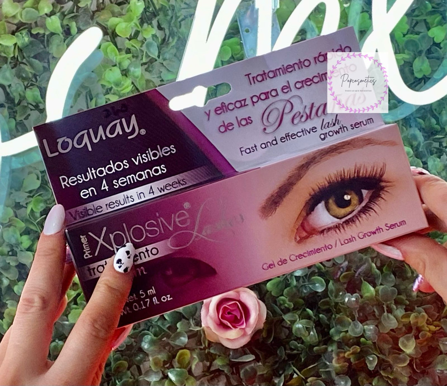 Tratamiento para el crecimiento de las pestañas Loquay