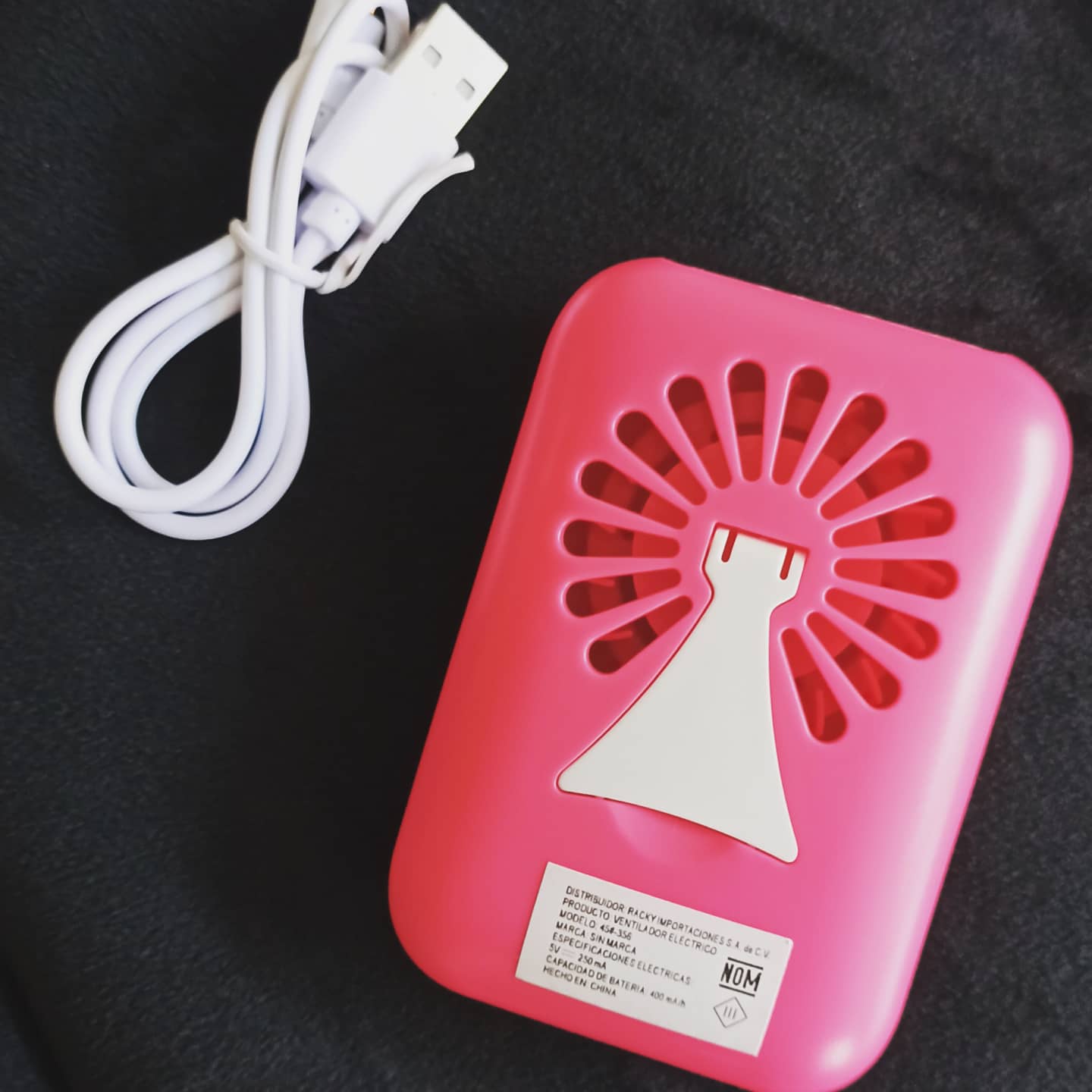 Mini ventilador para pestañas