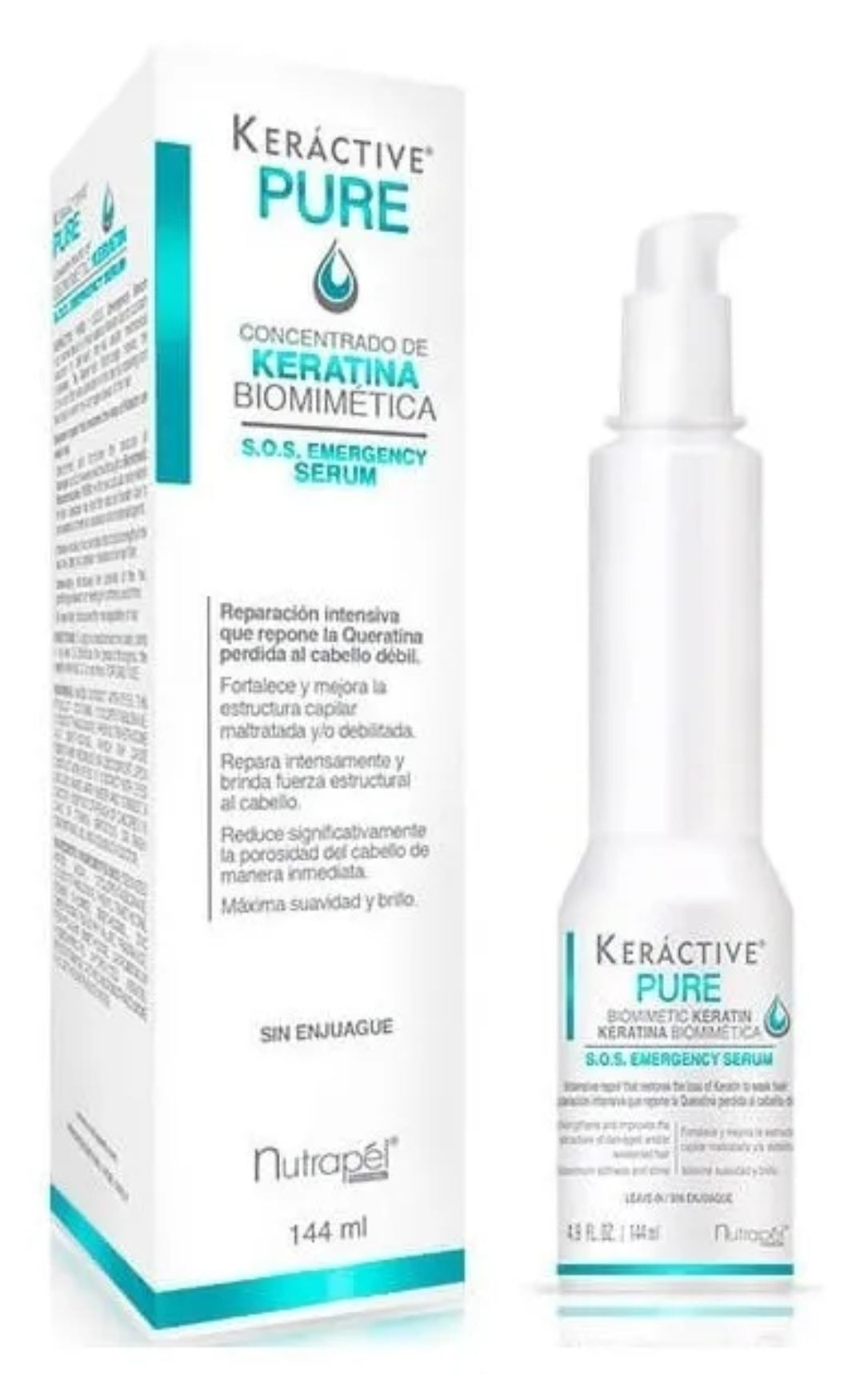 Tratamiento Keratina Biomimetica Nutrapel Keractive Pure