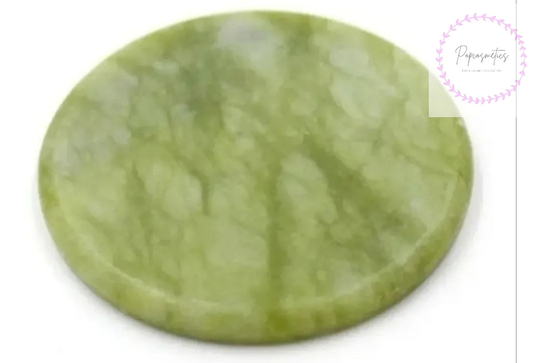 Piedra Jade 5cm para colocación de pestañas