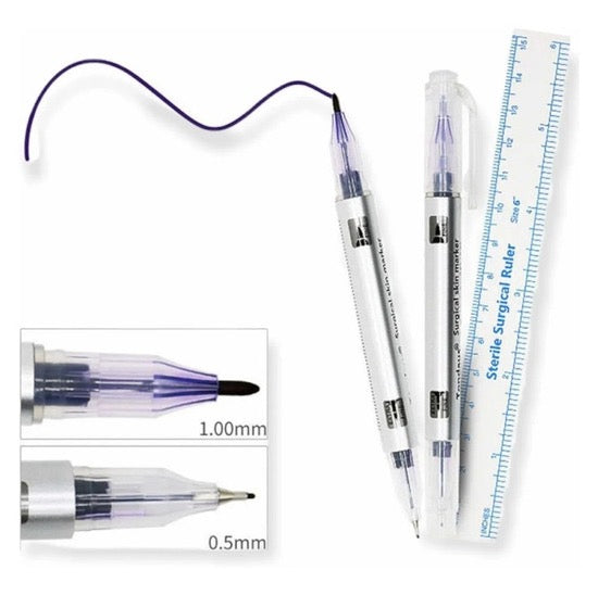 Plumón esteril con regla