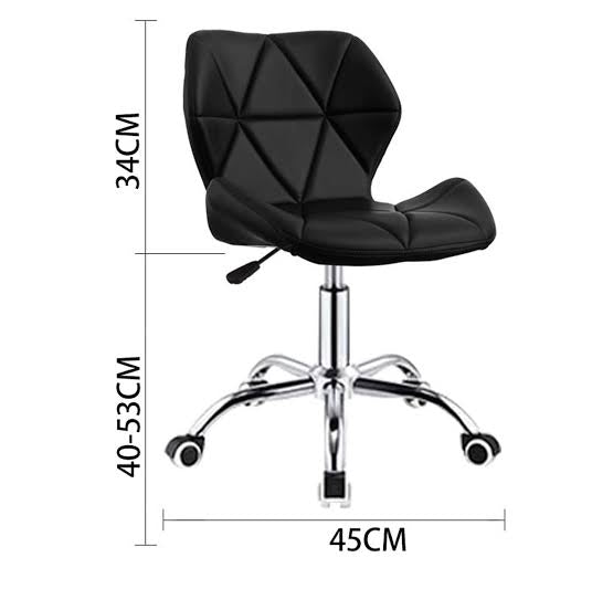 Silla hidráulica luxury negra