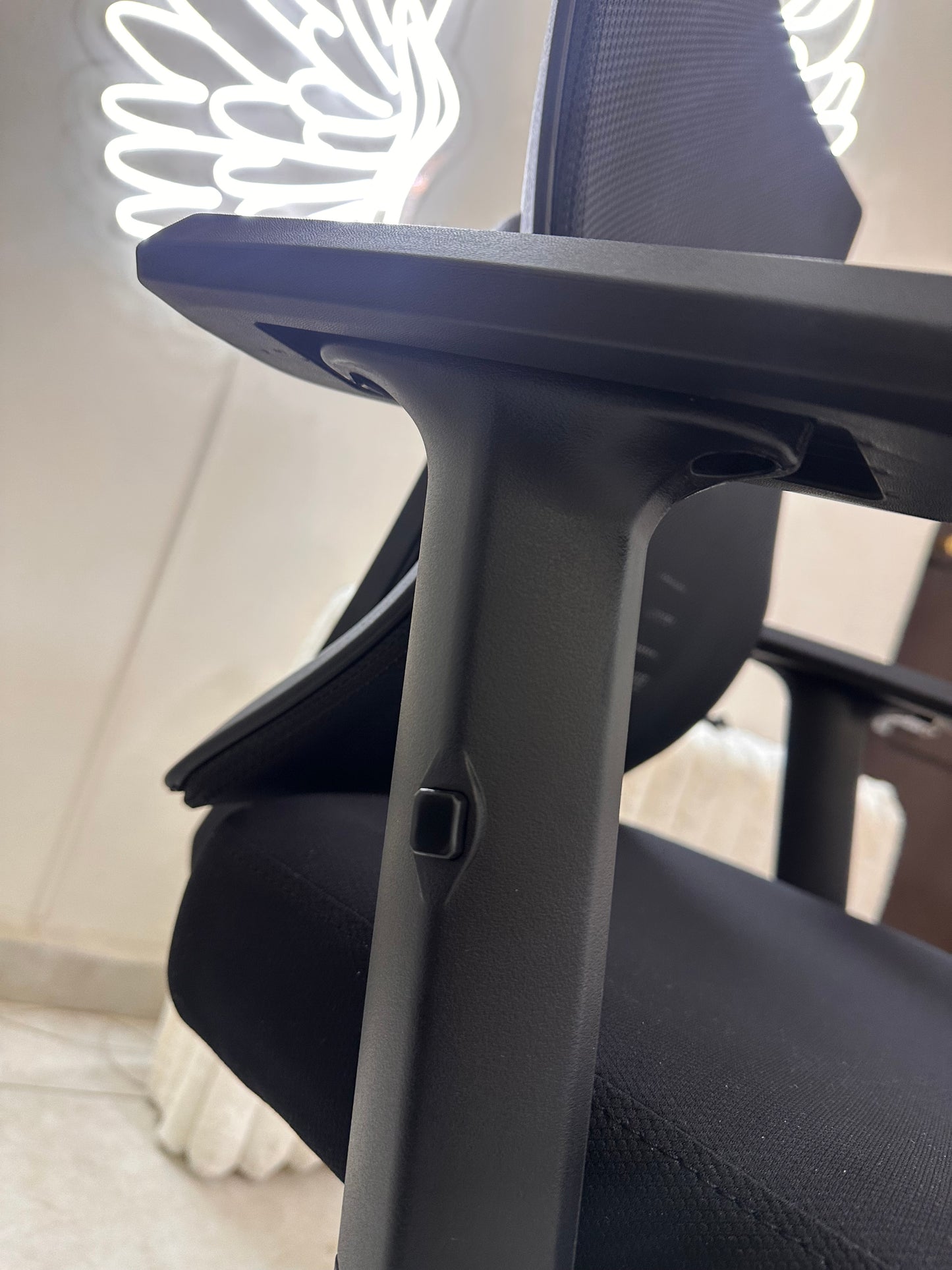 Silla hidráulica Negro