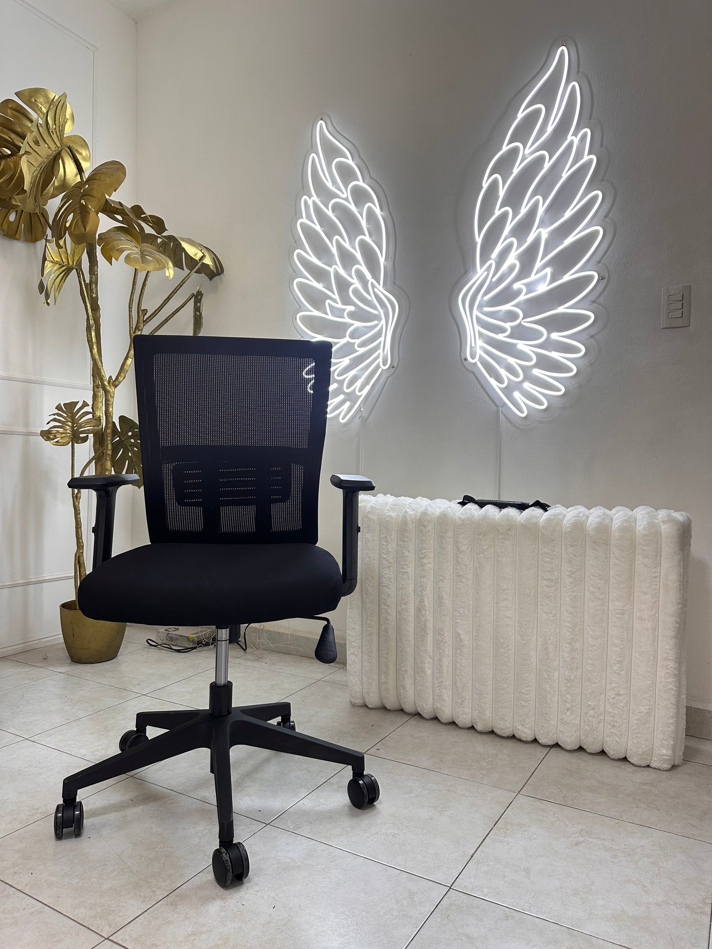 Silla hidráulica Negro