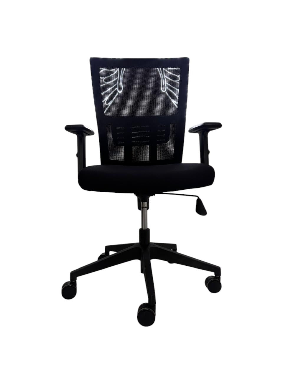 Silla hidráulica Negro