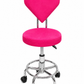 Silla hidráulica corazón terciopelo