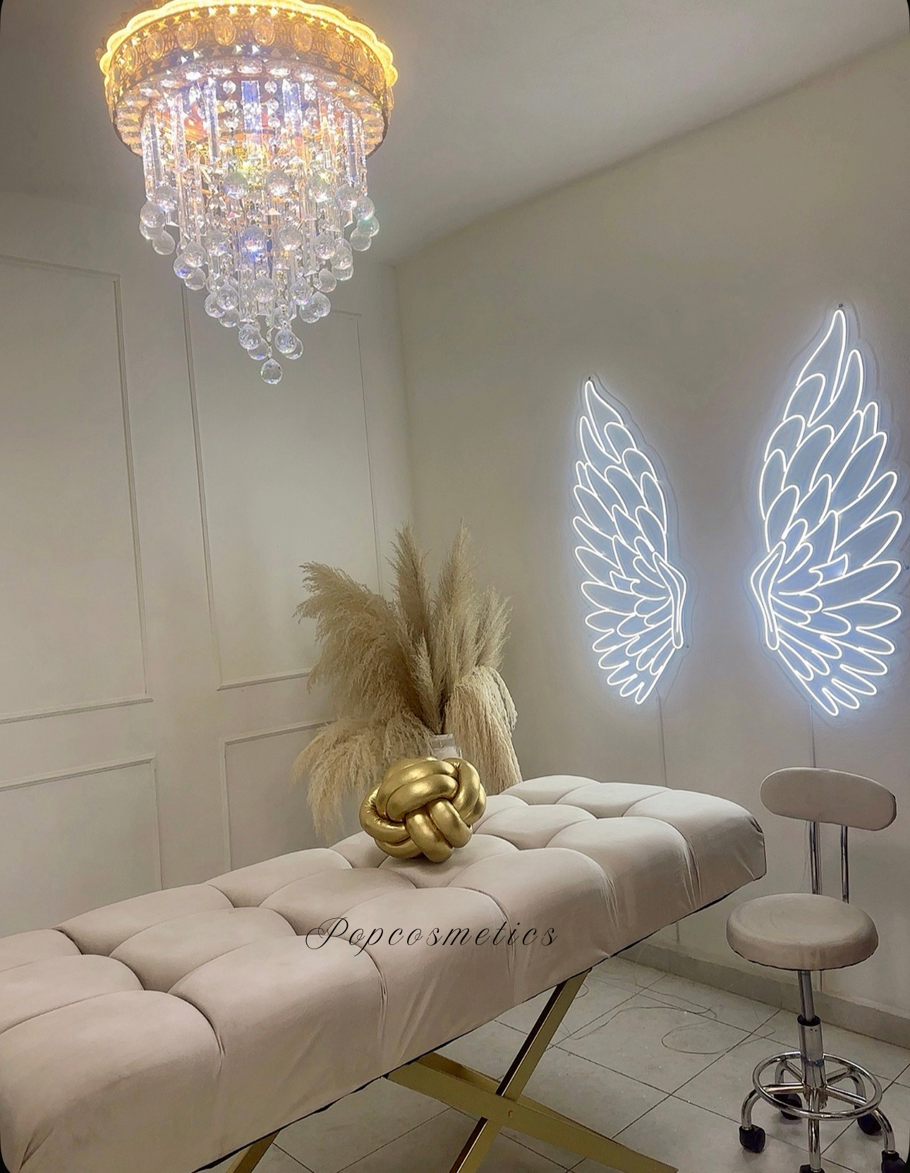 Camilla fija recta beige