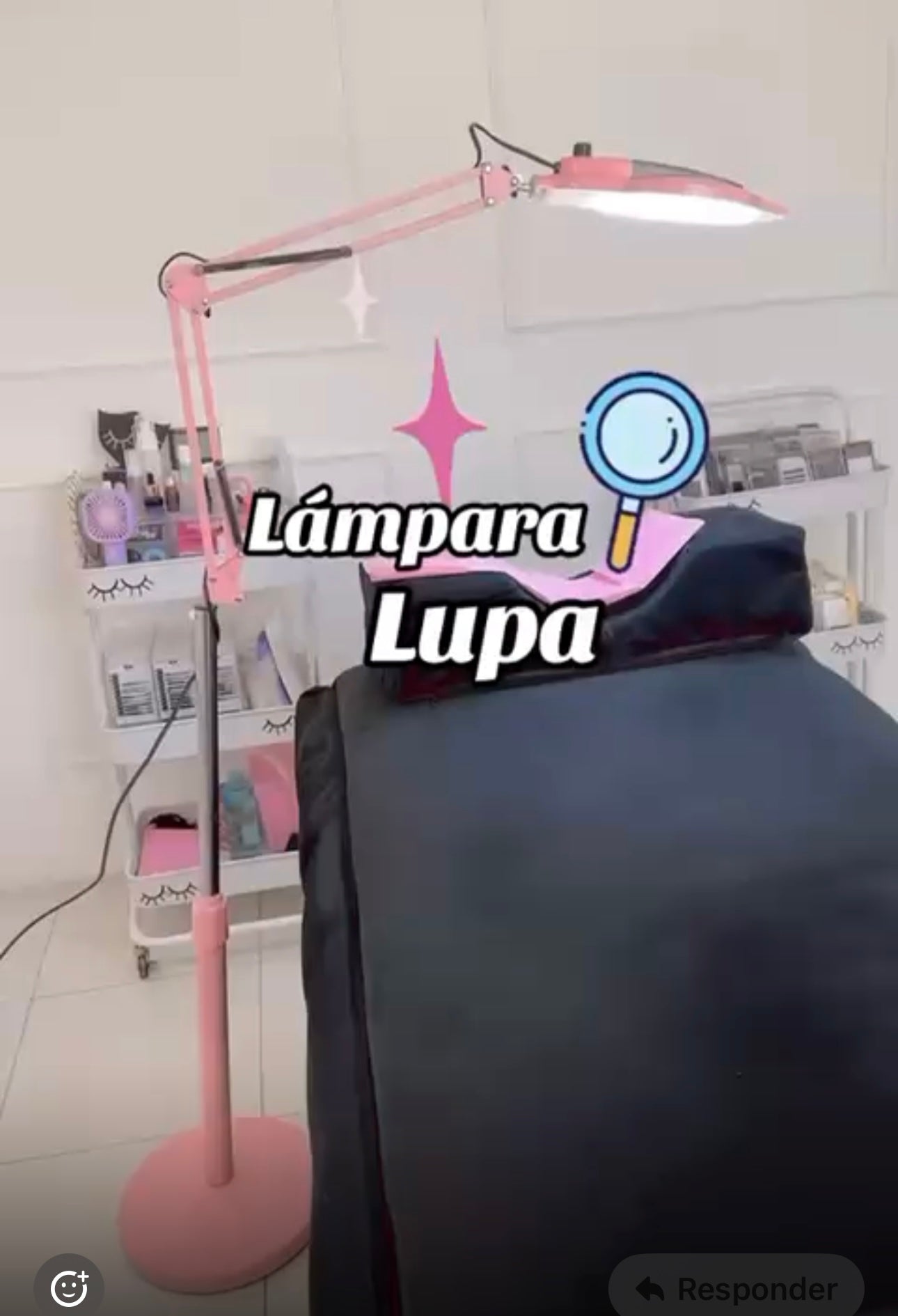 Lámpara lupa rosa PROMO ENERO