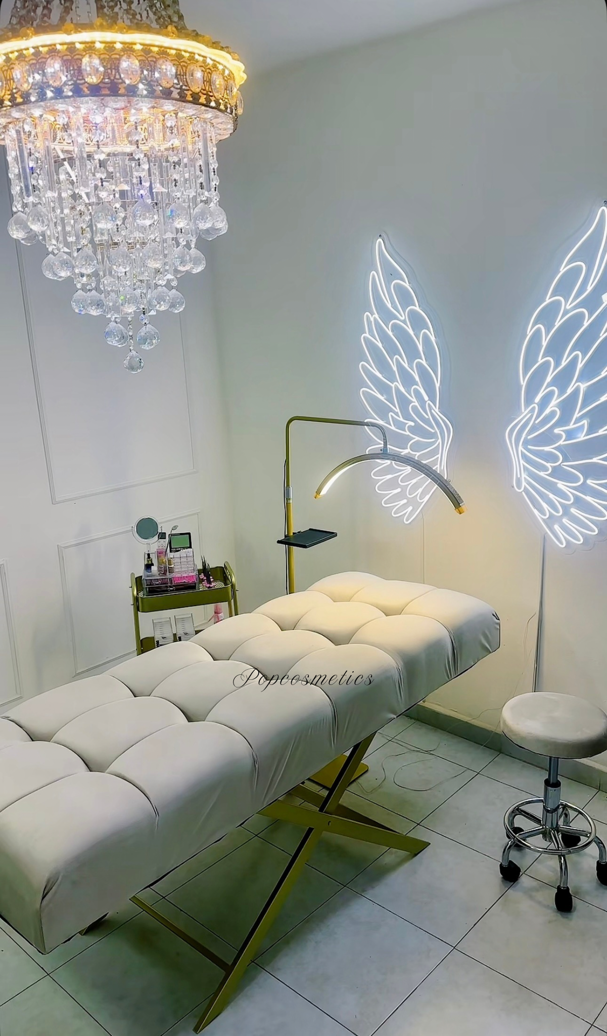 Camilla fija recta beige