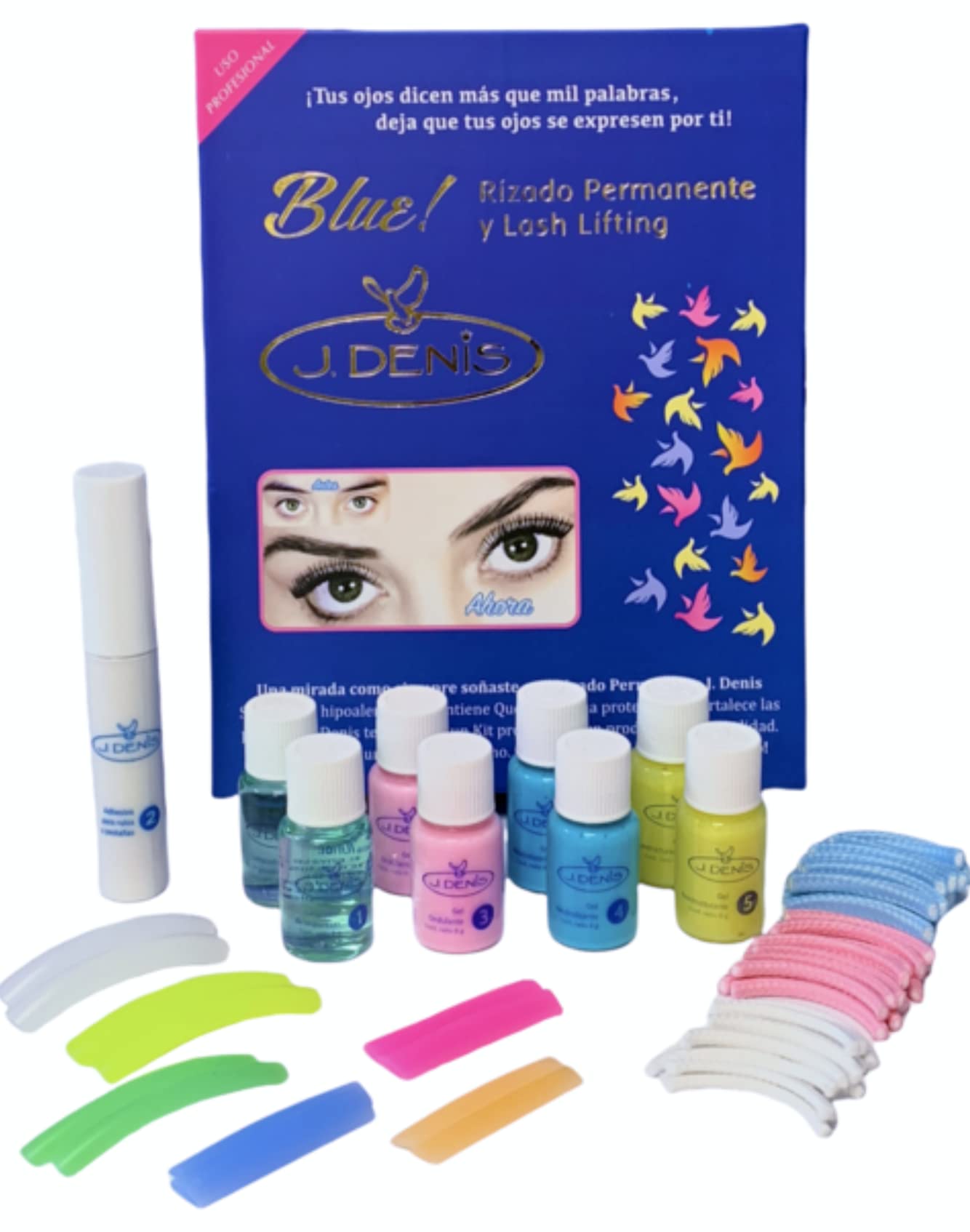 Rizado permanente y lash lifting Blue Jdenis