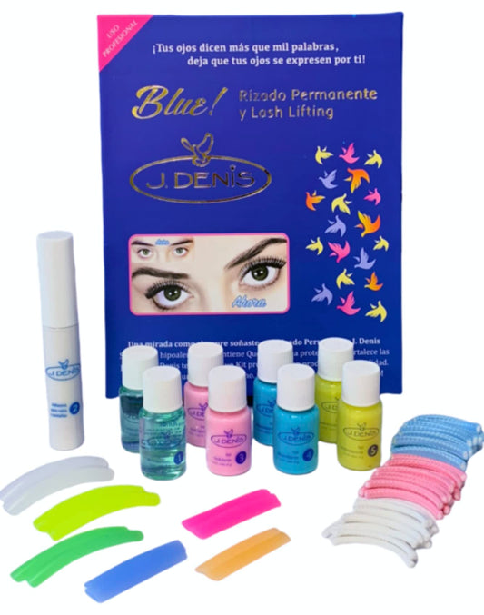 Rizado permanente y lash lifting Blue Jdenis
