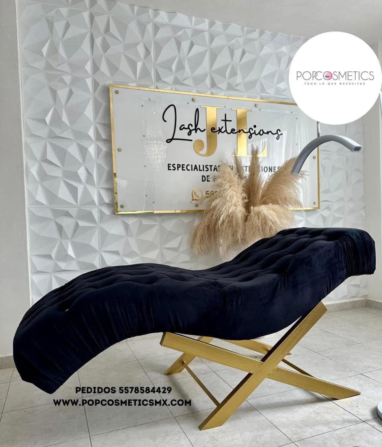 Camilla fija terciopelo